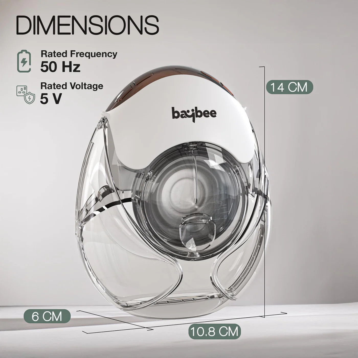 Baybee LactoLux Wearable Breast Pump | Hands-Free, Silent & Discreet Electric Pump