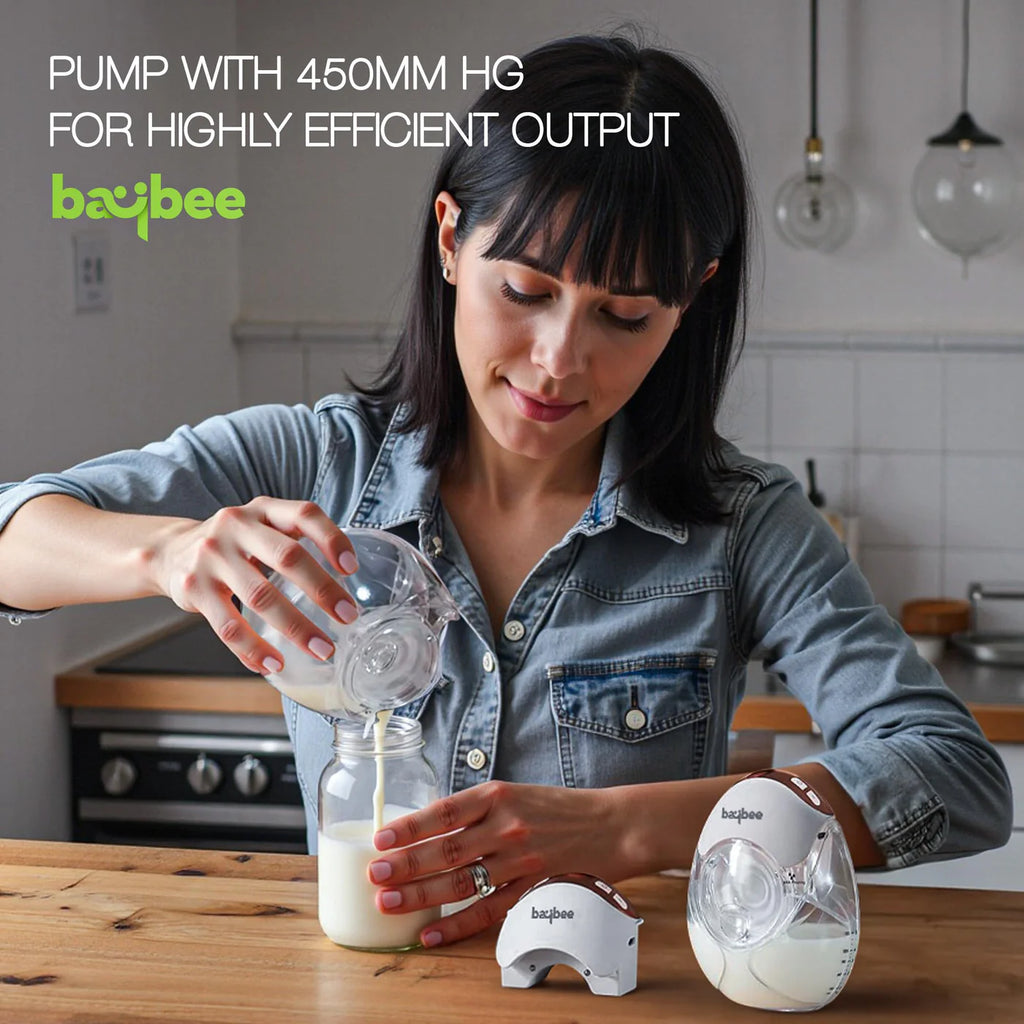 Baybee LactoLux Wearable Breast Pump | Hands-Free, Silent & Discreet Electric Pump