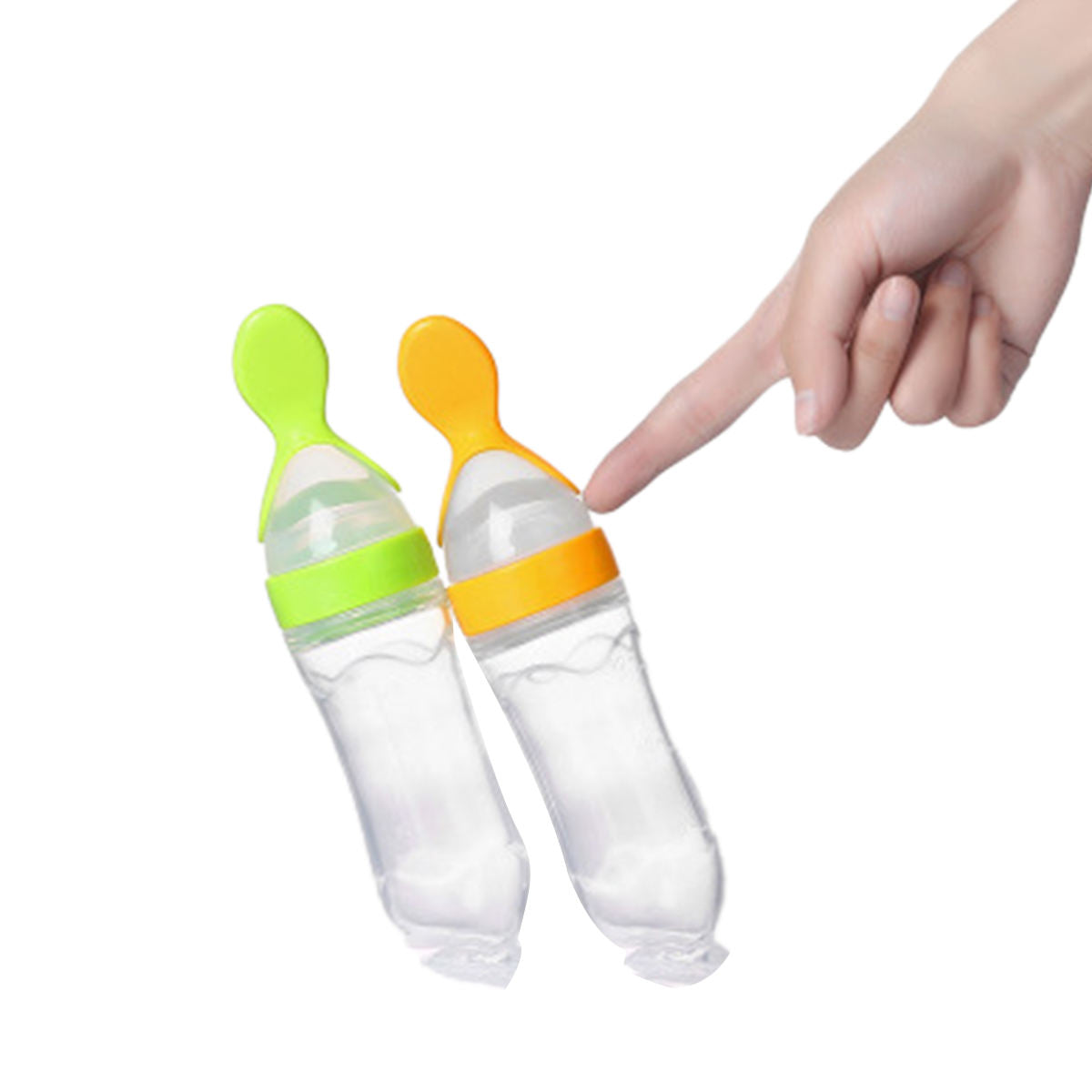 Mumlove Silicone Feeder Spoon for Babies | Easy Self-Feeding & Teething Relief