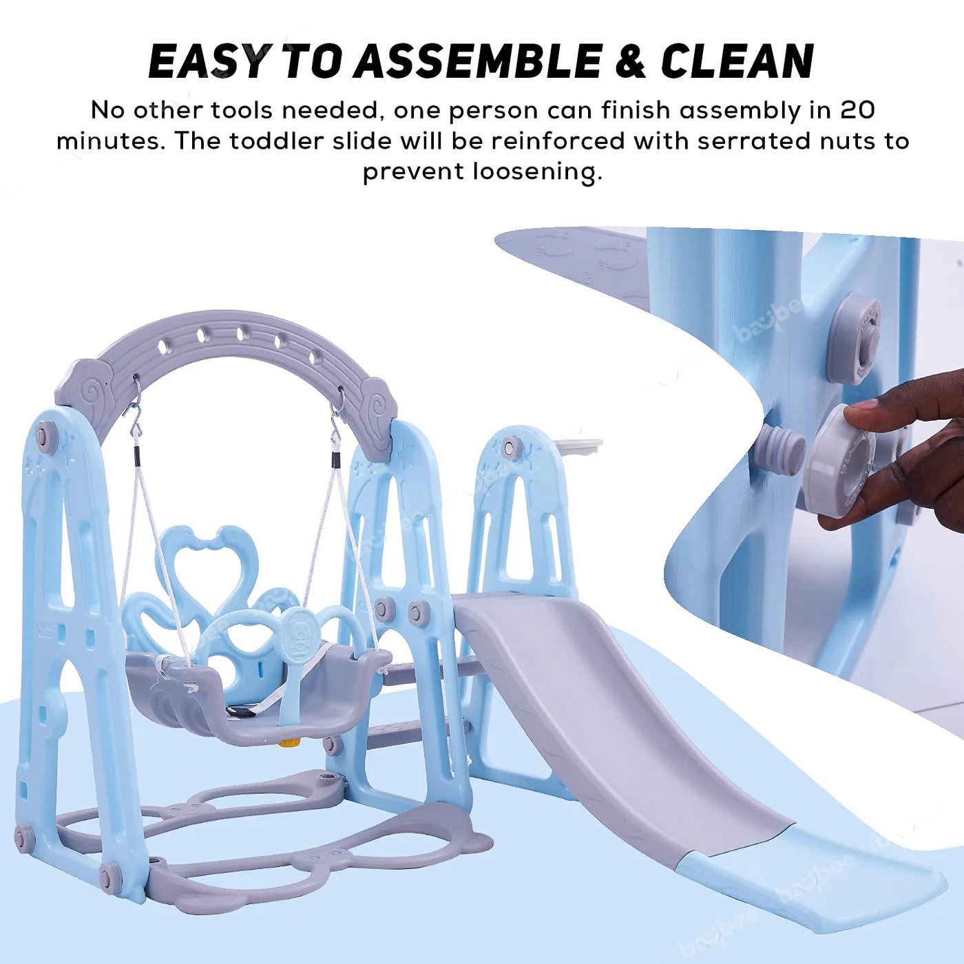 SLIDE SWING BASKETBALL COMBO